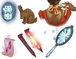 Various runes, neutral and active