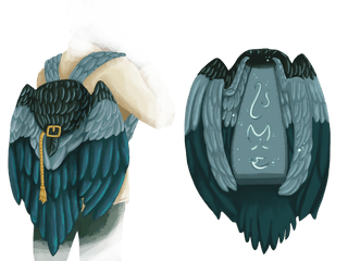 Feather Backpack Item
